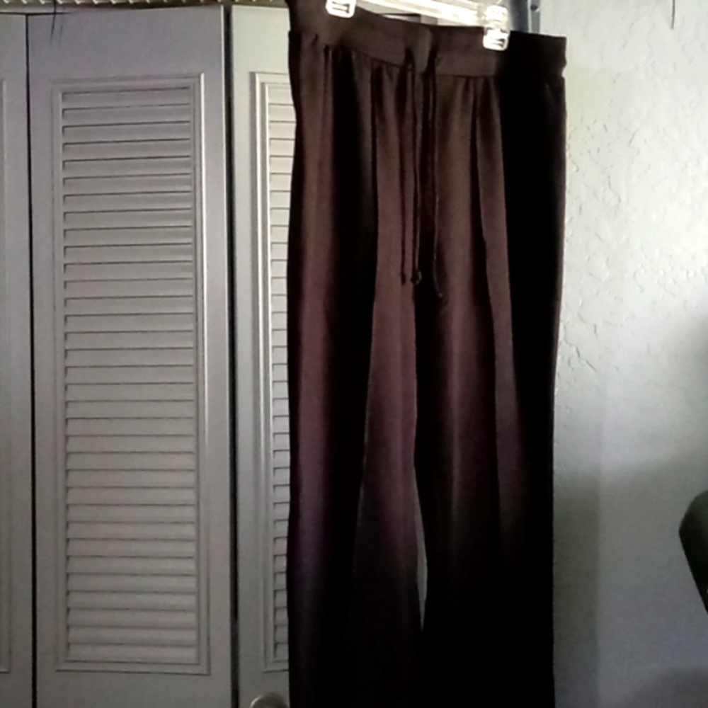 NWT Jolie & Joy Fleece Lounge Split Hem Pants Size 1X
